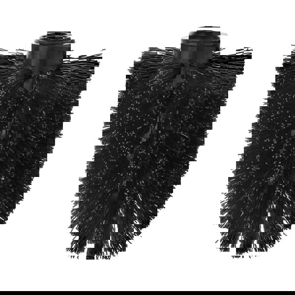 Black toilet brush head