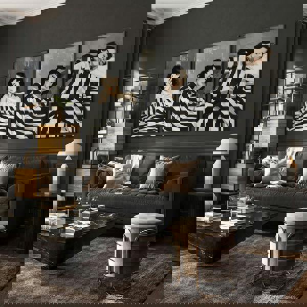 Extra Large Wall Art For Living Room | Set of 3 Boho Women Wall art Prints