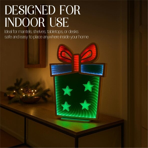 Scotts of Stow Xmas Haus  LED Infinity Indoor Christmas Decoration