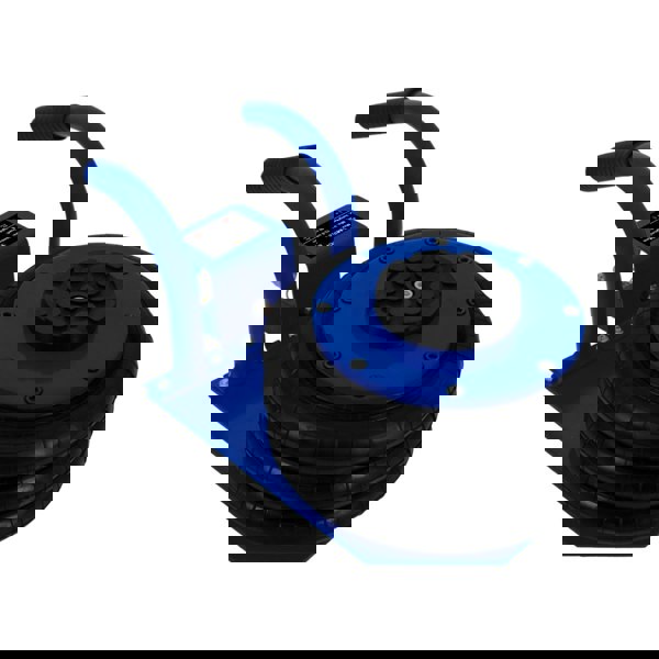 Air Bag Jack 3.5T with a sturdy blue base, textured rubber lifting bags, and ergonomic black carrying handles for easy transport