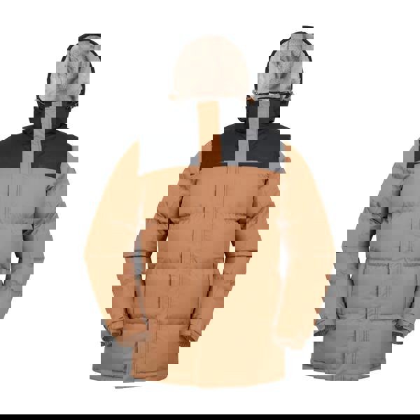 Mountain Warehouse Mens Snow Borg Lined Padded Jacket - Tan - 