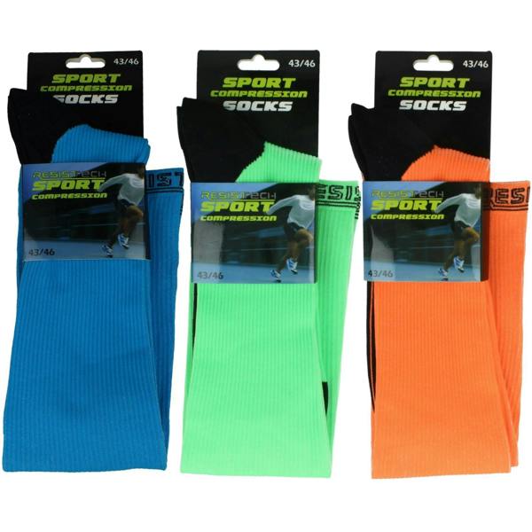 Mens Resist Tech Knee High Sport Compression Socks 720042