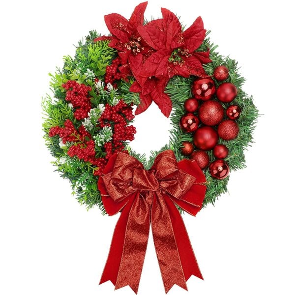 deAO Toys deAO Christmas Door Wreath - Red