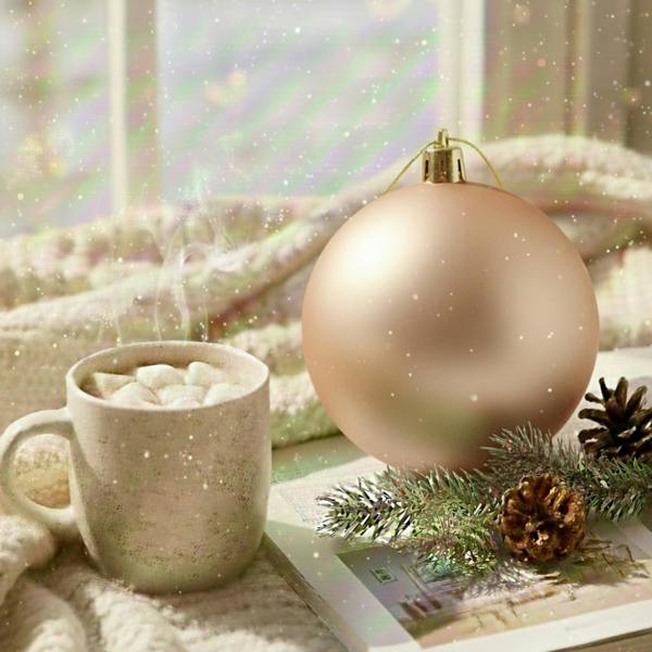 2cm Matte Champagne Christmas Bauble for Elegant Home and Tree Decorations image 9