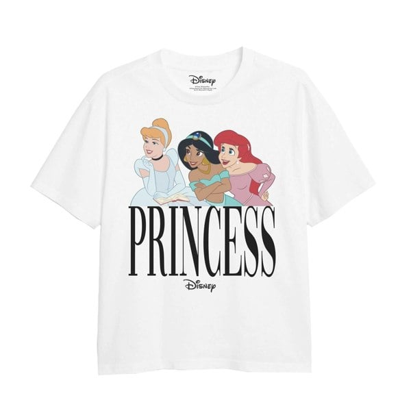 Disney Girls Princess Trio T-Shirt - White