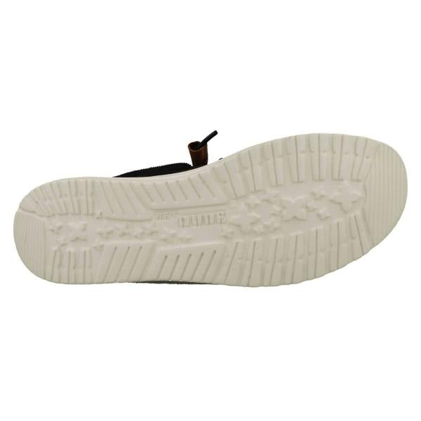 HEYDUDE Mens Hey Dude Deck Style Lace Up Shoe Wally Corduroy