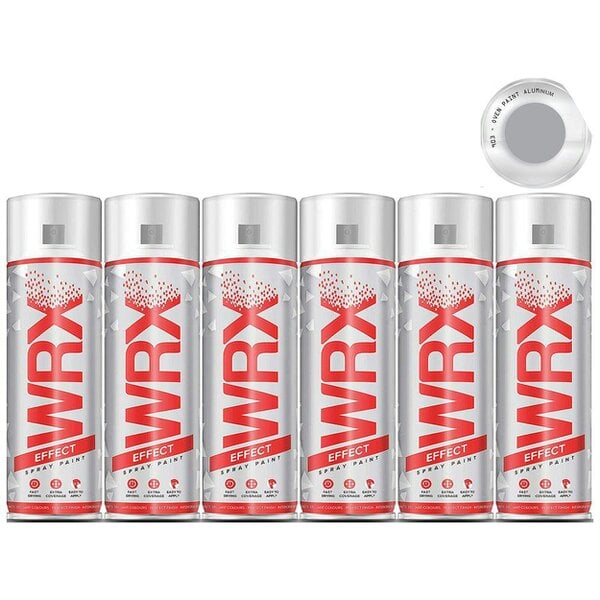 WRX 6X WRX Oven Aluminium Spray Paint 400ml