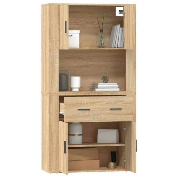 Berkfield Highboard Sonoma Oak Engineered Wood