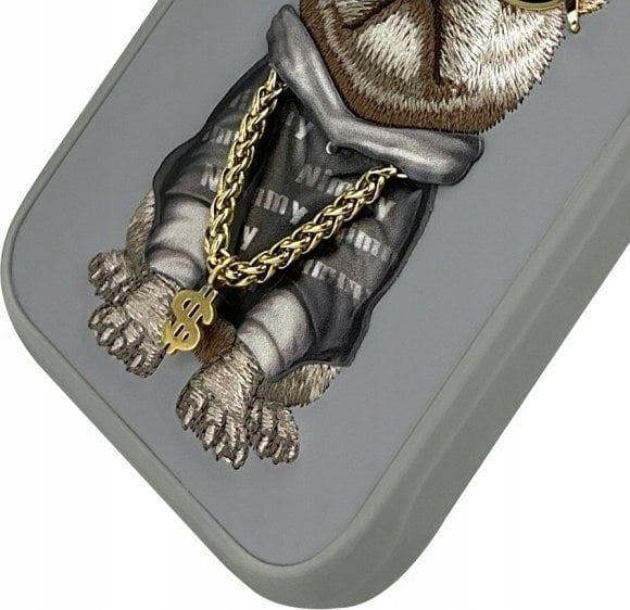Nimmy Friends Glasses Cool Dog Case for iPhone 16 Pro 6.3" Grey - N-YJ-iP16-Pro-01-B