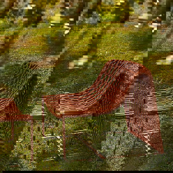 Rit Concept Figueroa Outdoor Lounge Chair With Footstool, Rattan