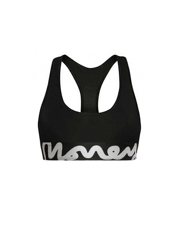 Money Womens Money Bralett Black
