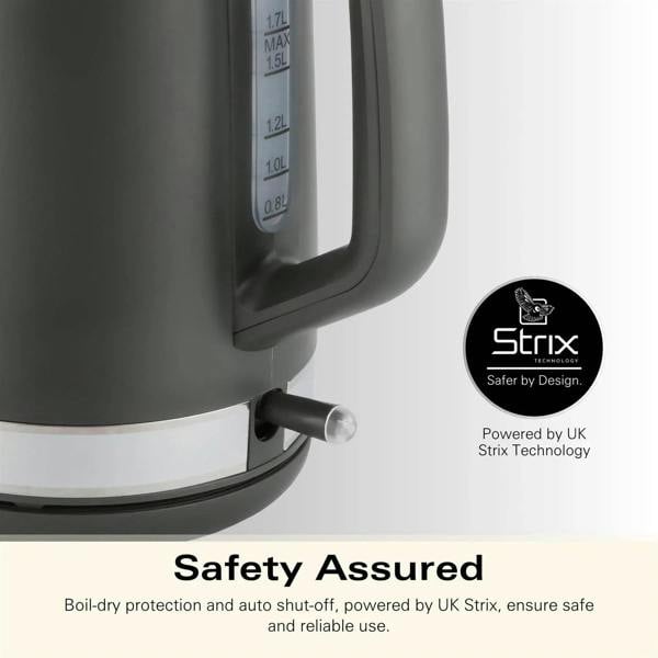 Hamilton Beach Ella 1.7L Kettle - Matte Charcoal