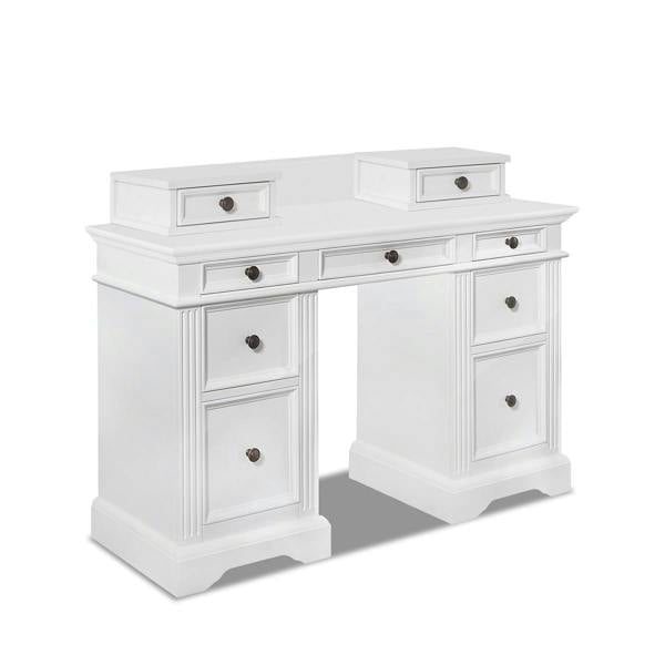 Statement Furniture Gainsborough Dressing Table with Extension Drawers. Large Dressing Table with 9 Drawers