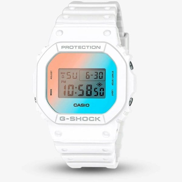 Casio G-Shock Core Blue Gradient White Digital Watch DW-5600TL-7ER
