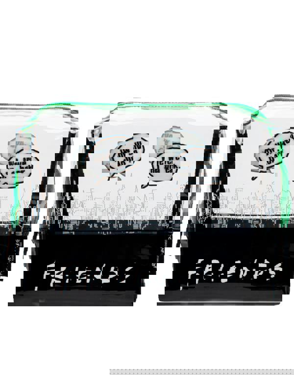 Friends Womens Black Logo Central Perk Graphic Makeup Bag (One Size)