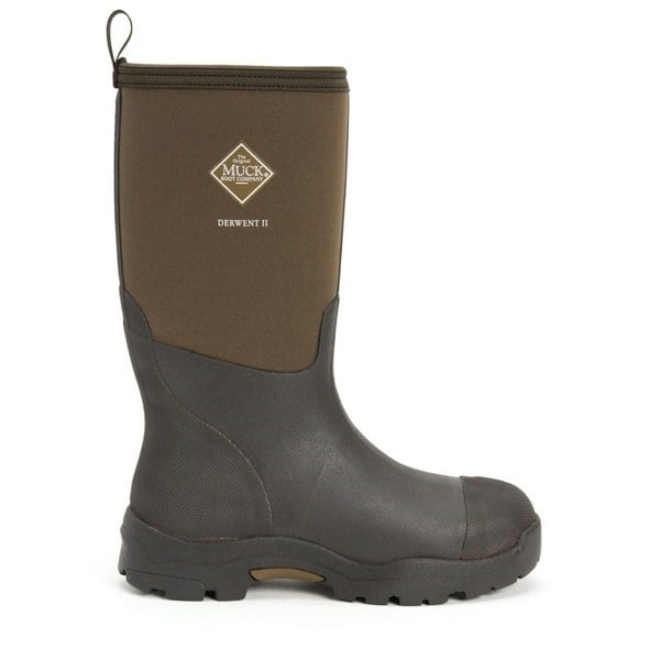 Muck Boots MB Derwent II Unisex Wellington Boots in Black/Bark