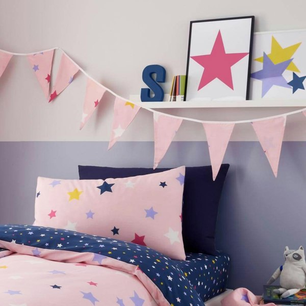 Multi Stars Bunting Bunting - Happy Linen Company