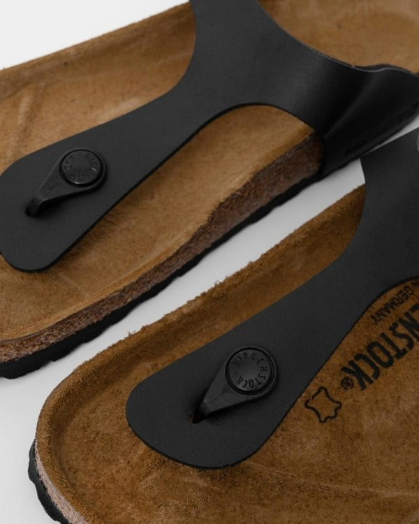 Birkenstock Gizeh Birko-Flor Womens Flip Flop - Black