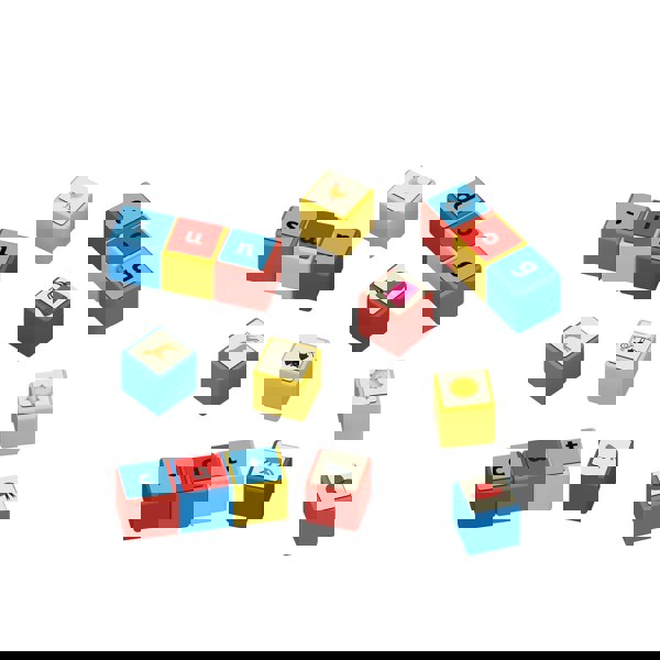 Geomag Magicube  Magnetic Shapes Word Builder - 79 Pieces