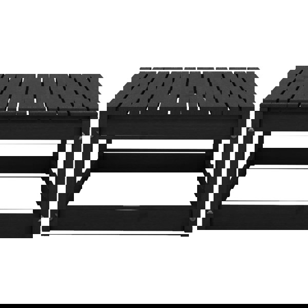 Berkfield 5 Piece Garden Lounge Set Black Solid Pinewood
