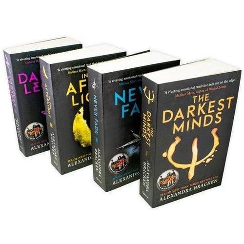 Alexandra Bracken 4 Book Set The Darkest Minds, Never Fade, In The Afterlight, The Darkest Legacy