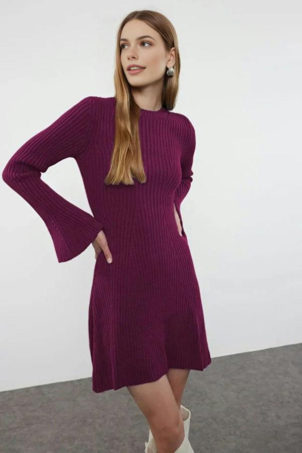 WOVCOR Mini Knit A-Line Dress