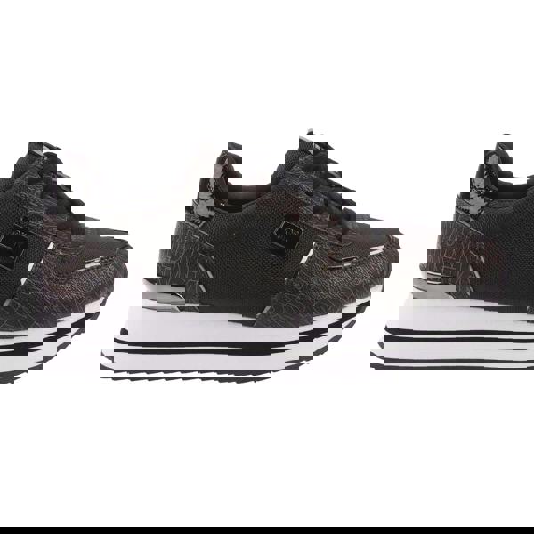 DKNY Womens/Ladies Davie Lace Up Trainers - Brown - 