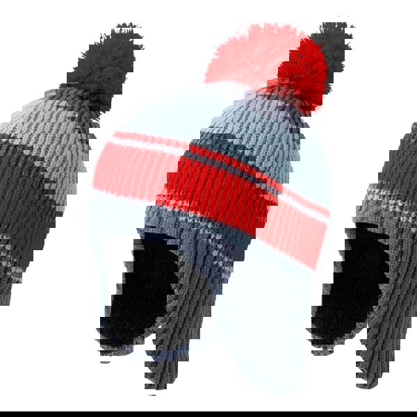 Dare 2B Childrens/Kids Ellmau Ear Flaps Beanie - Blue Indigo/Danger Red - 