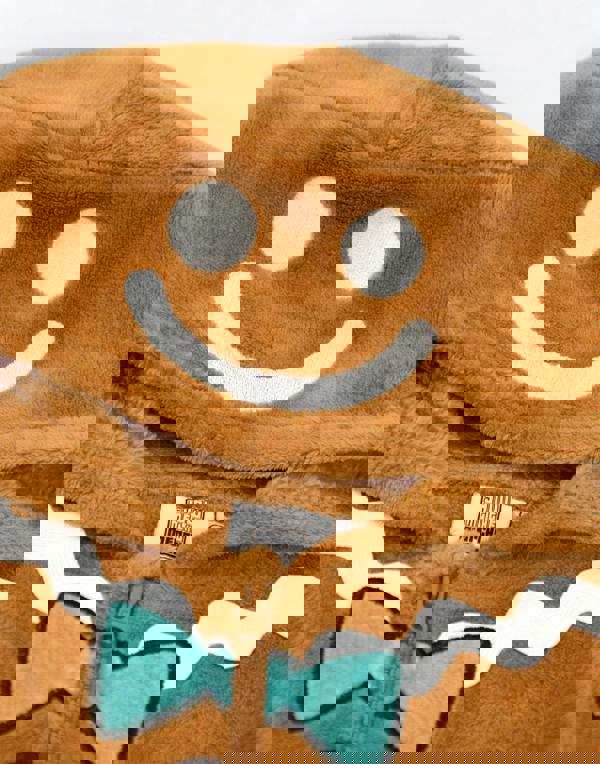 Show Me The Merch Unisex Kids Brown Gingerbread Onesie