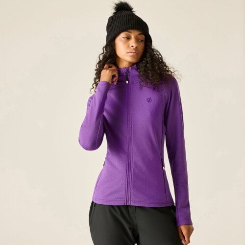 Dare 2B Womens Ventura Stretch Hooded Midlayer - Amaranth