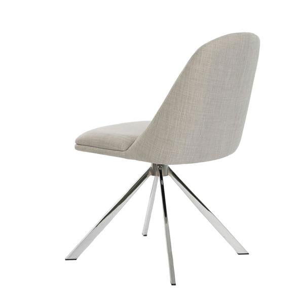 Angel Cerdá Grey fabric swivel chair 4020