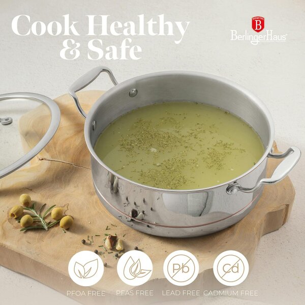 Berlinger Haus Casserole with Lid, 24 cm  Berlinger Haus BH8815