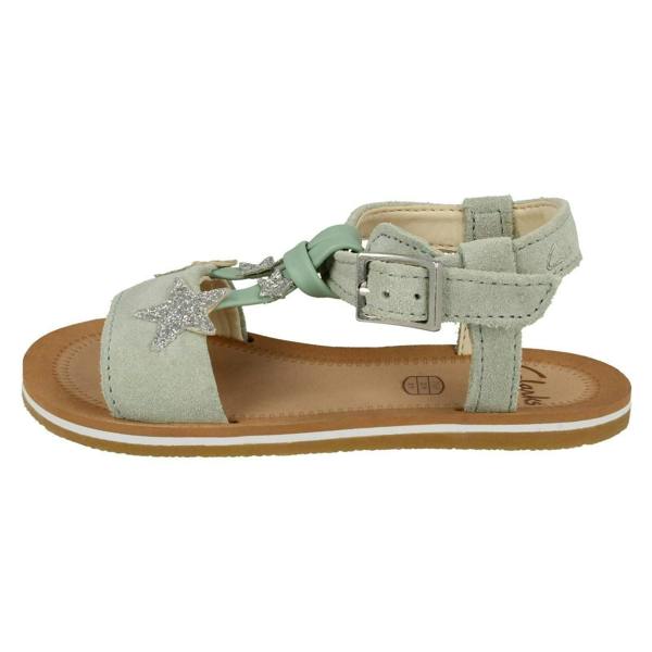 Clarks Girls Clarks Star Detailed Strappy Sandals Finch Summer T