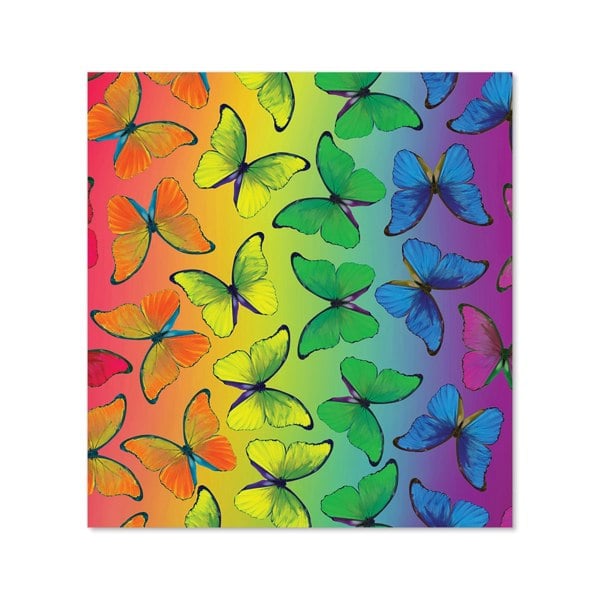 Warren Reed - Designer Multicoloured Butterfly Pattern Kitchen Splashback