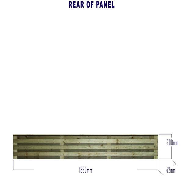 [amazon variation] roma double-slatted [6ft x 1ft, 2ft, 3ft, 4ft] 7
