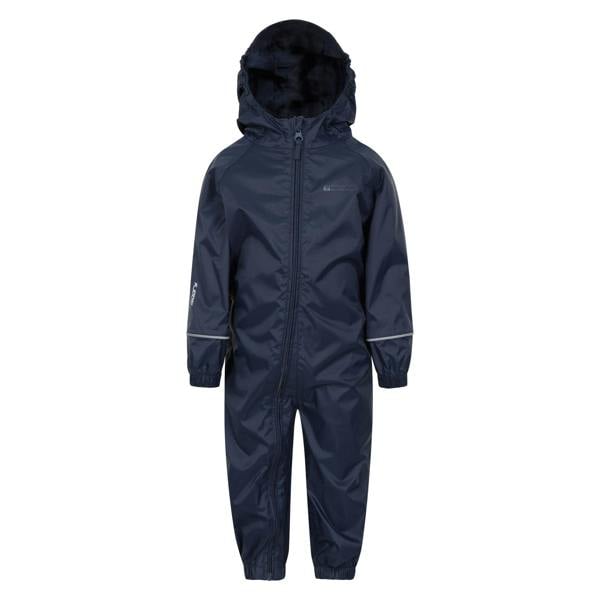 Mountain Warehouse Childrens/Kids Puddle Waterproof Rain Suit - Blue - 
