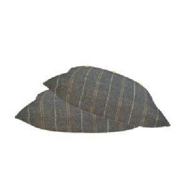 Wyld Haus Set of 2 Quimper Pewter Cushions with Button Detail