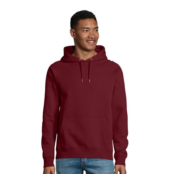 SOLS Unisex Adult Stellar Organic Hoodie - Burgundy