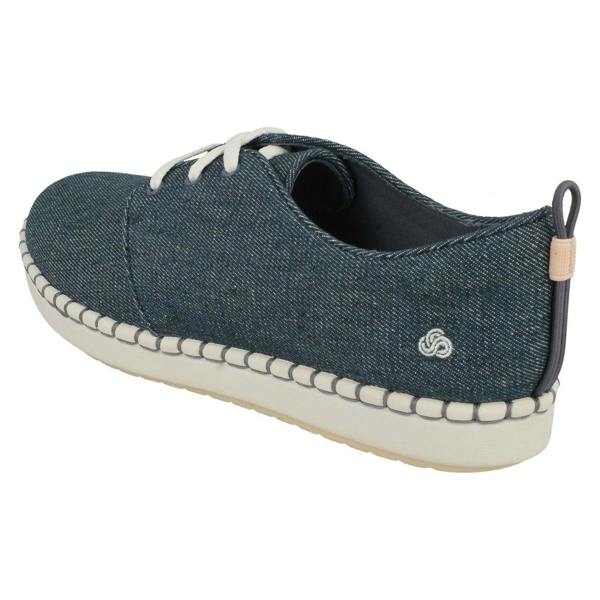 Clarks Ladies Clarks Casual Lace Up Trainers Step Glow Lace