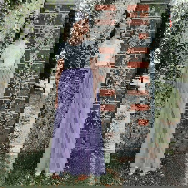 young flower girl waiting at church