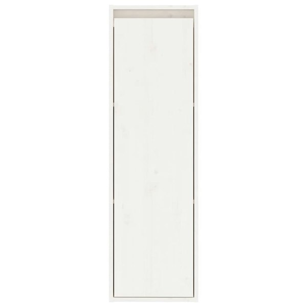 Berkfield Wall Cabinets 2 pcs White 30x30x100 cm Solid Pinewood