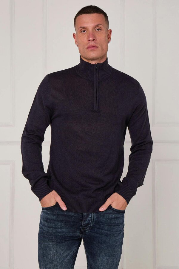 Half Zip Knit Jumper