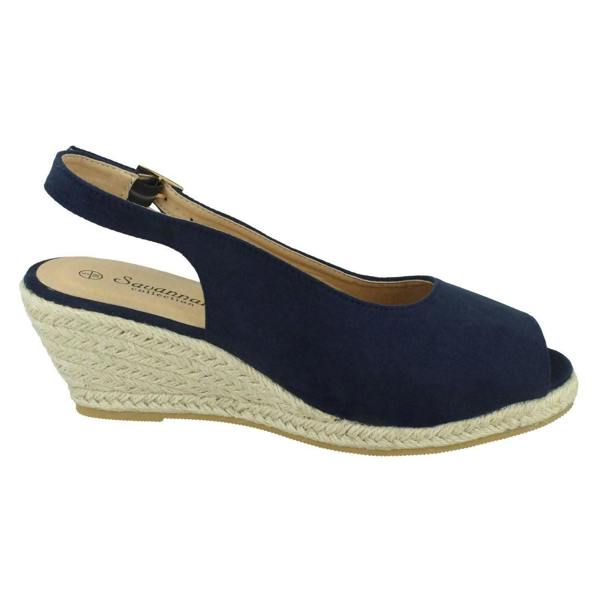 Savannah Ladies Savannah Wide Fit Wedges F2295