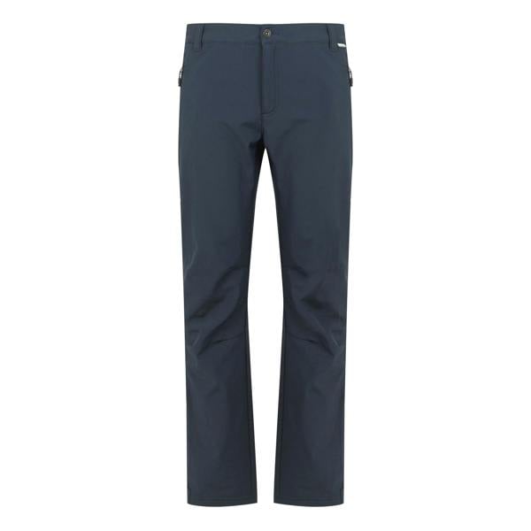 Regatta Great Outdoors Mens Adventure Tech Geo II Wind Resistant Regular Leg Softshell Trousers - Navy - 
