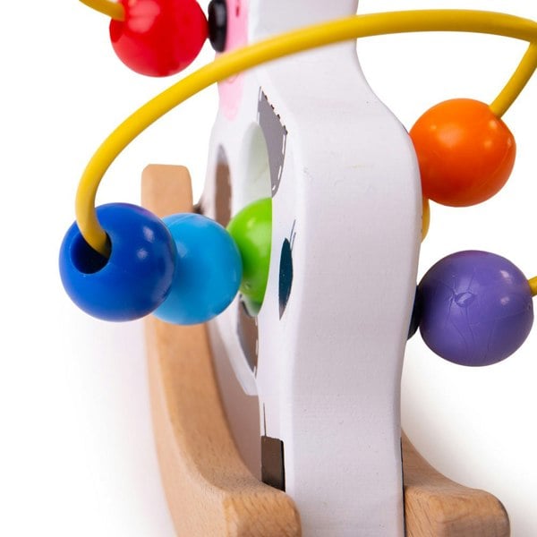 Bigjigs Toys Rocking Cow Bead Frame