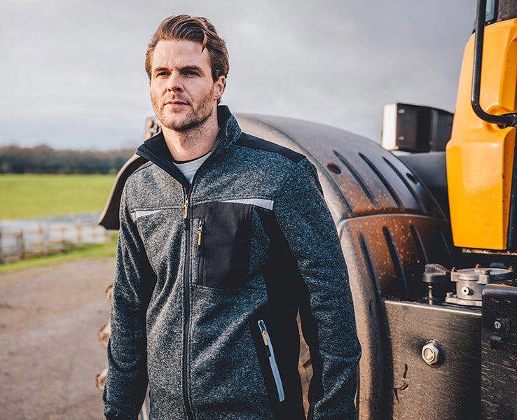 Trade Essington Full Zip Fleece Jacket JCB Workwear