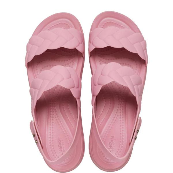 Crocs Brooklyn Women's Woven Low Wedge Sandals