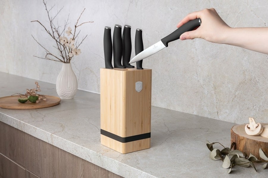 Berlinger Haus BH2971 6-Piece Knife Set with Bamboo Stand