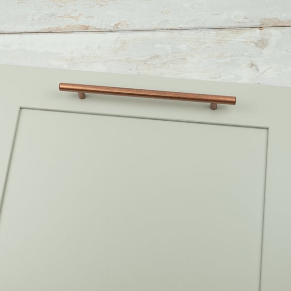 Handle & Home Antique Copper Bar Handle