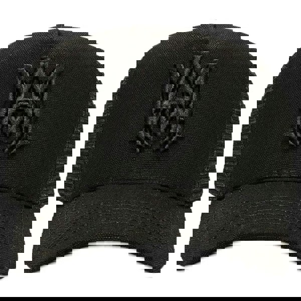Amiri MA Branded Logo Black Trucker Hat One Size